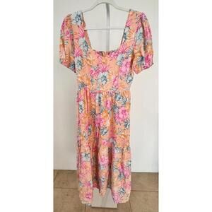 Lost + Wander- Small Tropical Floral Dress